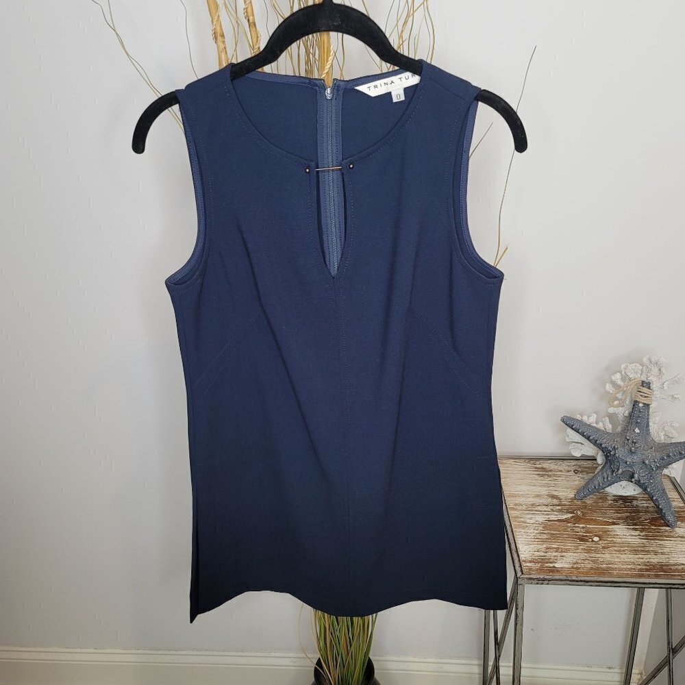 Trina Turk Blouse Womens 0 - Picture 1 of 7